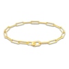 Thumbnail Image 1 of Paperclip Chain Bracelet 14K Yellow Gold 7.25" 3.8mm