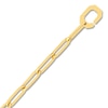 Thumbnail Image 2 of Paperclip Chain Bracelet 14K Yellow Gold 7.25" 3.8mm