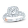 Thumbnail Image 1 of Pnina Tornai Diamond Engagement Ring 1-3/4 ct tw Princess/Round 14K White Gold