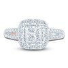 Thumbnail Image 3 of Pnina Tornai Diamond Engagement Ring 1-3/4 ct tw Princess/Round 14K White Gold