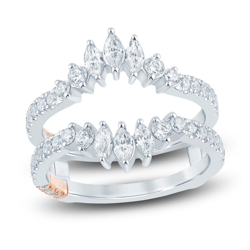 Main Image 1 of Pnina Tornai Diamond Enhancer Band 1 ct tw Marquise/Round 14K White Gold