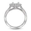Thumbnail Image 2 of Diamond Engagement Ring Setting 1/2 ct tw Round Platinum