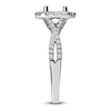 Thumbnail Image 3 of Diamond Engagement Ring Setting 1/2 ct tw Round Platinum