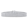 Thumbnail Image 0 of Shy Creation Diamond Tennis Bracelet 3-1/2 ct tw 14K White Gold SC55025353