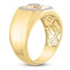 Thumbnail Image 2 of Men's Diamond Cross Ring 1/3 ct tw 14K Yellow Gold