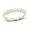 Thumbnail Image 1 of Marquise & Round-Cut Diamond Anniversary Band 5/8 ct tw 14K Yellow Gold