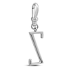 Thumbnail Image 1 of Charm'd by Lulu Frost Diamond Letter Z Charm 1/10 ct tw Pavé Round 10K White Gold