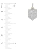 Thumbnail Image 2 of Men's Diamond Shield Charm 1-1/3 ct tw 10K Yellow Gold