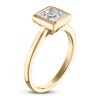 Thumbnail Image 2 of Lab-Grown Princess Diamond Solitaire Ring 1-1/2 ct tw 18K Yellow Gold (F/SI2)