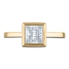 Thumbnail Image 3 of Lab-Grown Princess Diamond Solitaire Ring 1-1/2 ct tw 18K Yellow Gold (F/SI2)