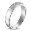 Thumbnail Image 2 of Diamond Four-Row Ring 1/6 ct tw Sterling Silver