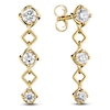 Thumbnail Image 2 of Matinee by A Link Diamond Graduated Abbracci Drop Earrings 1/2 ct tw 18K Yellow Gold