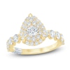 Thumbnail Image 1 of Pnina Tornai Multi-Diamond Pear-Shaped Engagement Ring 2 ct tw 14K Yellow Gold