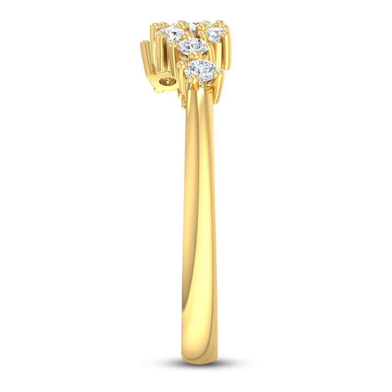 Main Image 2 of Diamond Scatter Anniversary Ring 1/4 ct tw 14K Yellow Gold