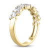 Thumbnail Image 2 of Certified Diamond Marquise & Round-Cut Anniversary Ring 1 ct tw 14K Yellow Gold