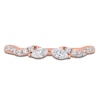 Thumbnail Image 3 of Certified Marquise-Cut and Round Diamond Twist Anniversary Ring 1/3 ct tw 14K Rose Gold