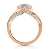 Thumbnail Image 2 of J'Lure Lab-Grown Diamond Hexagon Step-Cut Engagement Ring 2-3/8 ct tw 18K Rose Gold