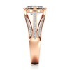 Thumbnail Image 3 of J'Lure Lab-Grown Diamond Hexagon Step-Cut Engagement Ring 2-3/8 ct tw 18K Rose Gold