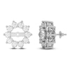Thumbnail Image 2 of Lab-Grown Diamond Flower Earring Jackets 2-1/5 ct tw 10K White Gold (Jacket Only)