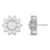 Thumbnail Image 4 of Lab-Grown Diamond Flower Earring Jackets 2-1/5 ct tw 10K White Gold (Jacket Only)