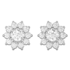 Thumbnail Image 6 of Lab-Grown Diamond Flower Earring Jackets 2-1/5 ct tw 10K White Gold (Jacket Only)