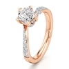 Thumbnail Image 4 of J'Lure Pentagon Brilliant-Cut Lab-Grown Diamond Bypass Engagement Ring 1-1/3 ct tw 18K Rose Gold