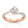 Thumbnail Image 1 of J'Lure Radiant Brilliant-Cut Lab-Grown Diamond Bypass Engagement Ring 1-1/3 ct tw 18K Rose Gold