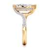Thumbnail Image 3 of J'Lure Leaf Step-Cut Lab-Grown Diamond Bypass Engagement Ring 3-1/2 ct tw 18K Yellow Gold