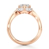 Thumbnail Image 2 of J'Lure Square-Emerald Step-Cut Lab-Grown Diamond Engagement Ring 1-5/8 ct tw 18K Rose Gold