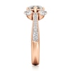 Thumbnail Image 3 of J'Lure Square-Emerald Step-Cut Lab-Grown Diamond Engagement Ring 1-5/8 ct tw 18K Rose Gold