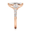Thumbnail Image 3 of J'Lure Moval Old-Cut Lab-Grown Diamond Engagement Ring 3-1/2 ct tw 18K Rose Gold