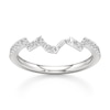 Thumbnail Image 1 of J'Lure Lab-Grown Diamond Angled Contour Wedding Band 1/5 ct tw 18K White Gold