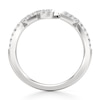 Thumbnail Image 2 of J'Lure Lab-Grown Diamond Angled Contour Wedding Band 1/5 ct tw 18K White Gold