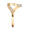 Thumbnail Image 3 of J'Lure Lab-Grown Diamond Contour Wedding Band 1/6 ct tw 18K Yellow Gold