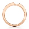 Thumbnail Image 2 of J'Lure Baguette-Cut Lab-Grown Diamond Contour Wedding Band 1/3 ct tw 18K Rose Gold