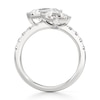 Thumbnail Image 2 of J'Lure Carre Step-Cut Two-Stone Lab-Grown Diamond Engagement Ring 3-3/8 ct tw 18K White Gold