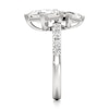 Thumbnail Image 3 of J'Lure Carre Step-Cut Two-Stone Lab-Grown Diamond Engagement Ring 3-3/8 ct tw 18K White Gold