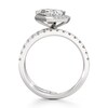 Thumbnail Image 2 of J'Lure Imperial-Emerald Step-Cut Lab-Grown Diamond Spiral Engagement Ring 2-5/8 ct tw 18K White Gold