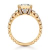 Thumbnail Image 2 of J'Lure Square-Emerald Step-Cut Lab-Grown Diamond Engagement Ring 3-1/2 ct tw 18K Yellow Gold