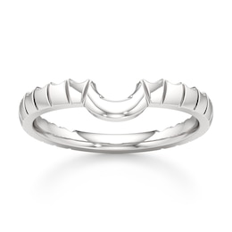J'Lure Contour Wedding Band 18K White Gold