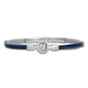 Thumbnail Image 3 of Baraka Men's Layered Cord Diamond Accent Bracelet Stainless Steel, Dark Blue Ion Plating & 18K Rose Gold 7.75"