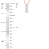 Thumbnail Image 4 of Lab-Grown Diamond Graduated Three-Stone Drop Necklace 1/4 ct tw 14K Rose Gold 18"