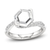 Thumbnail Image 1 of J'Lure Hexagon Portrait-Cut Lab-Grown Diamond Engagement Ring 2-1/2 ct tw 18K White Gold