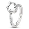 Thumbnail Image 2 of J'Lure Hexagon Portrait-Cut Lab-Grown Diamond Engagement Ring 2-1/2 ct tw 18K White Gold