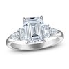 Thumbnail Image 1 of Vera Wang VOW Emerald-Cut Lab-Grown Diamond Engagement Ring 3-1/5 ct tw 14K White Gold