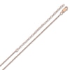 Thumbnail Image 3 of Engravable Name Bar Necklace with Cross Cutout 14K Rose Gold 18"