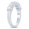 Thumbnail Image 2 of Lab-Grown Diamond Five-Stone Anniversary Ring 2 ct tw 14K White Gold