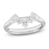 Thumbnail Image 1 of Storied Diamond Desert Sands of Eternity Pear-Shaped & Round-Cut Contour Anniversary Ring 5/8 ct tw Platinum