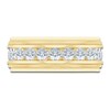 Thumbnail Image 3 of Men's Lab-Grown Diamond Milgrain-Edge Band 2 ct tw 14K Yellow Gold