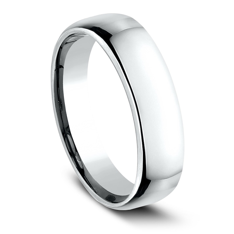 Main Image 2 of Wedding Band 10K White Gold 5.5mm